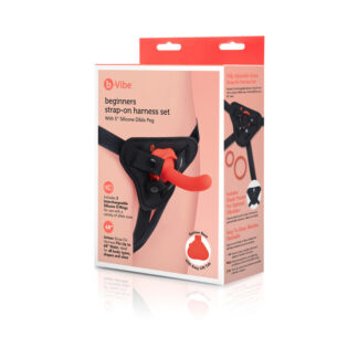 b-Vibe Beginners Strap-On Harness Set with 5 in. Silicone Dildo Peg