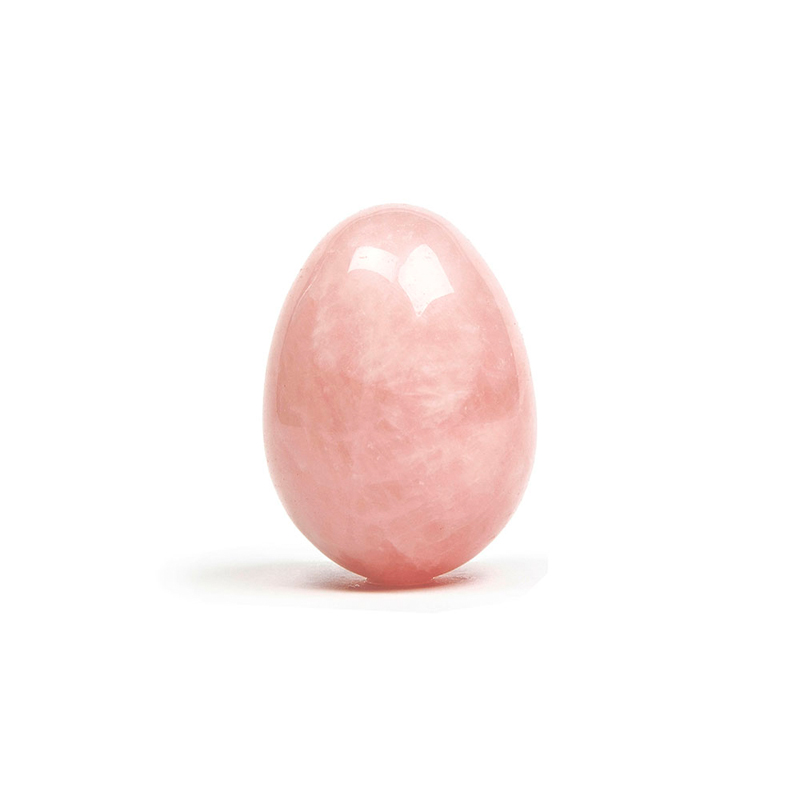 Chakrubs Heart Yoni Egg Rose Quartz (non-drilled)