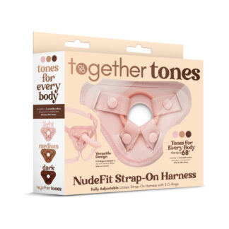 Together Tones NudeFit Strap-On Harness Light