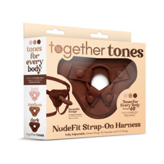 Together Tones NudeFit Strap-On Harness Dark
