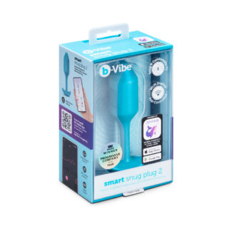 b-Vibe Smart Snug Plug 2 Medium Weighted & Vibrating App-Controlled Silicone Butt Plug