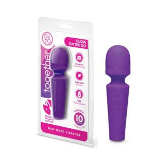 Together Glow on the Go Mini Wand Vibrator