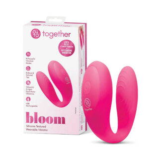 Together Bloom Silicone Textured Wearable Vibrator