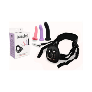 Adam & Eve Eve's Silicone Strap-On Play 5-Piece Set