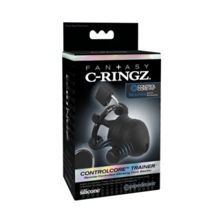 "Fantasy C-Ringz ControlCore Trainer
Remote-Controlled Vibrating Cock Blocker Black"