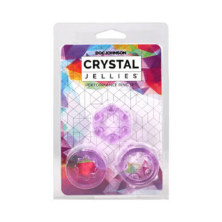 Crystal Jellies Performance Ring Set Purple