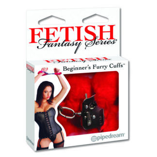 Fetish Fantasy Series Beginner's Furry Cuffs Red