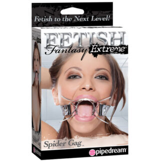 Fetish Fantasy Series Adjustable Extreme Spider Gag Silver/Black