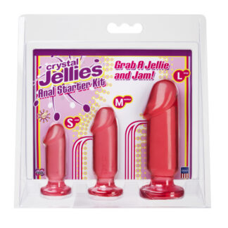Crystal Jellies - Anal Starter Kit Pink