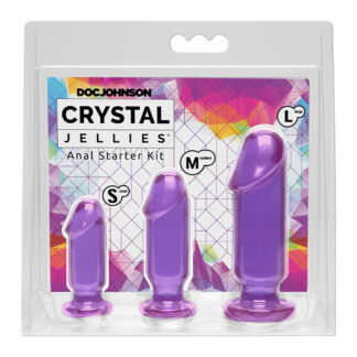 Crystal Jellies - Anal Starter Kit Purple