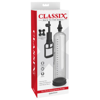 Classix XL Penis Enlargement Pump Clear/Black