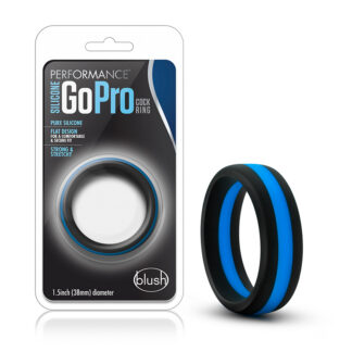 Performance Silicone Go Pro Cock Ring Black/Indigo/Black