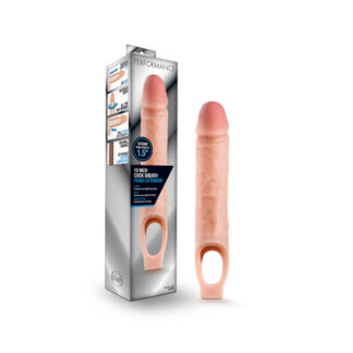 Performance 10 in. Cock Sheath Penis Extender Sling Beige