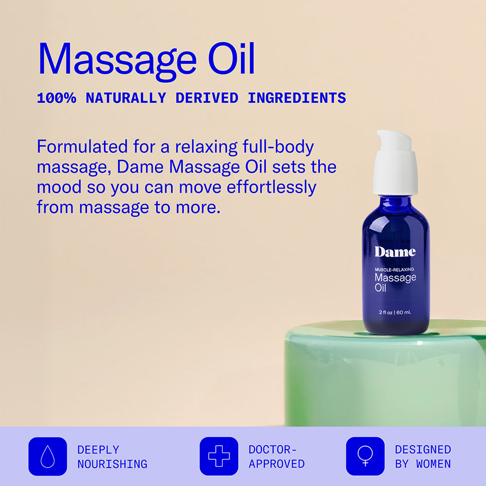 Dame Sex Oil Massage Oil 2 oz.