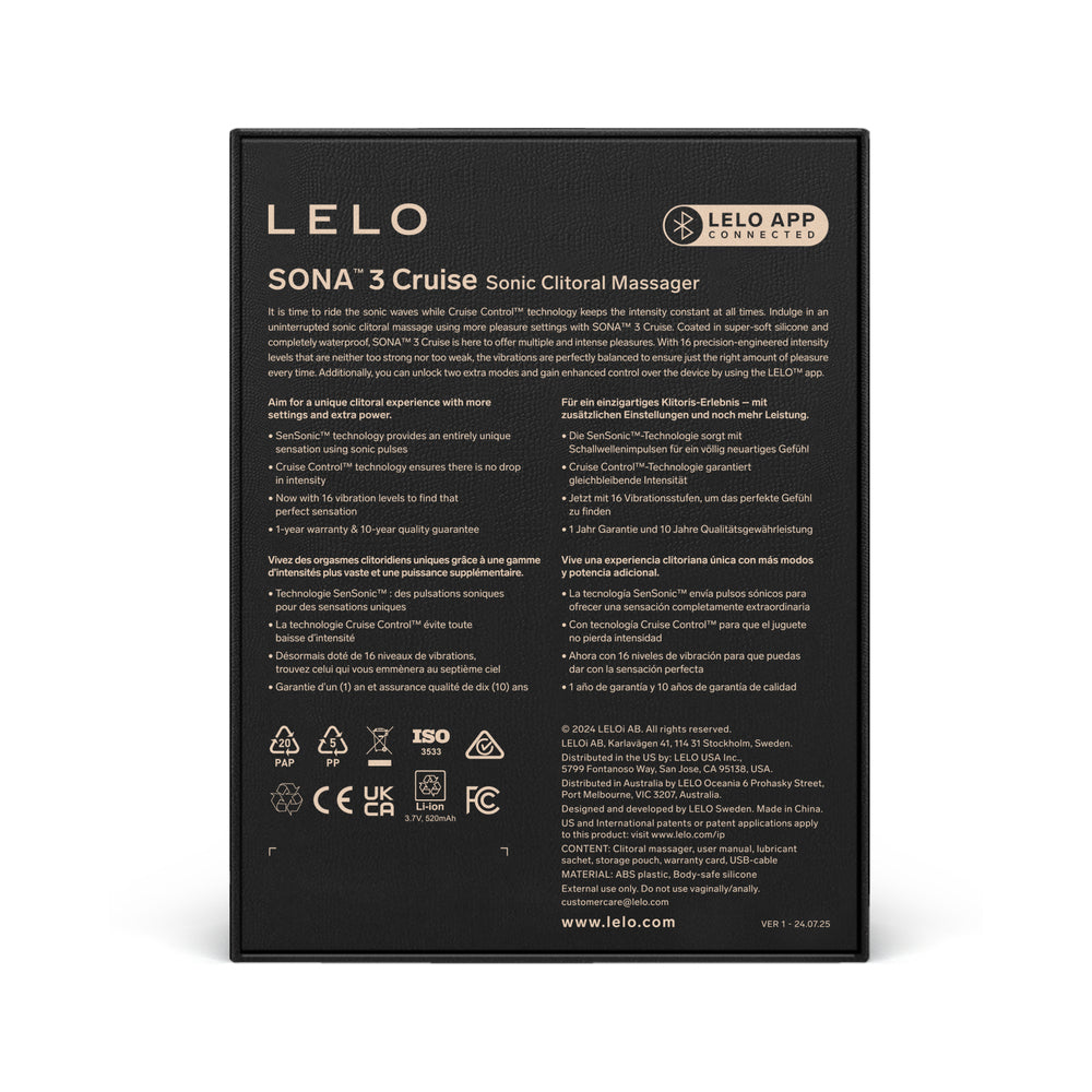 LELO SONA 3 Cruise Clitoral Stimulator Soft Pink